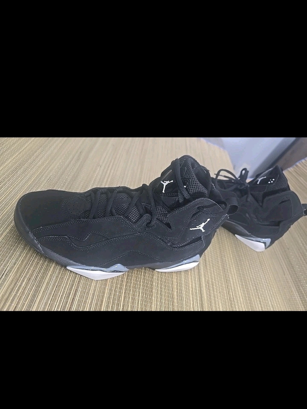 Nike Black and White High-Top Basketball Sneakers